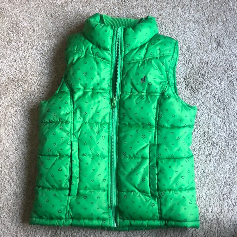 Old Navy green Puffer Vest